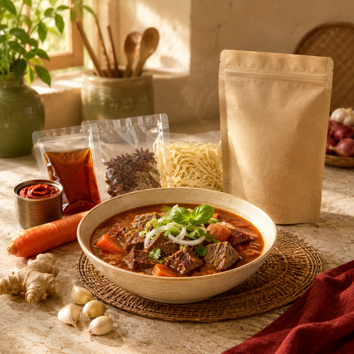 Bò Kho Vietnamese beef stew meal starter with kit ingredients