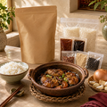 Cá Kho Tộ Vietnamese caramelized clay pot fish meal starter with rice and kit ingredients
