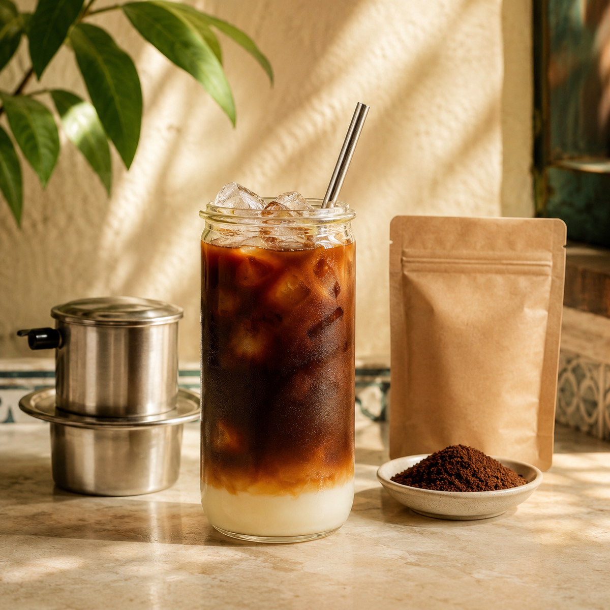 Cà Phê Sữa Đá Vietnamese iced coffee kit